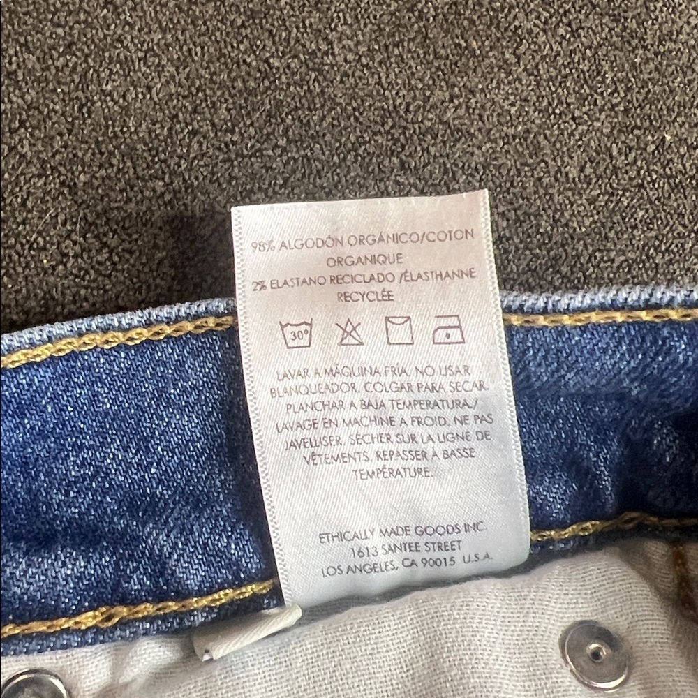 Etica Anya Modern Flare Jeans Size 24 - Picture 10 of 11